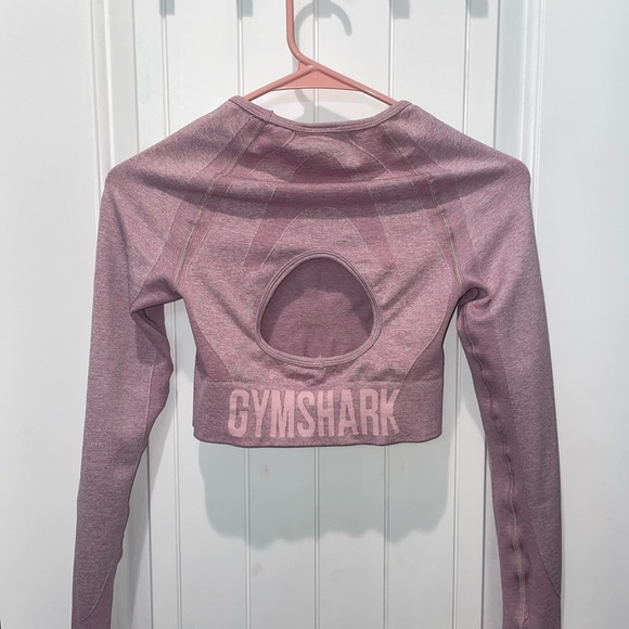 GYM SHARK CROPPED WORKOUT TOP - Picture 2 of 2